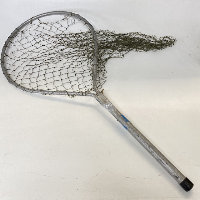 NET, (Fishing) Short Handle and Khaki Net